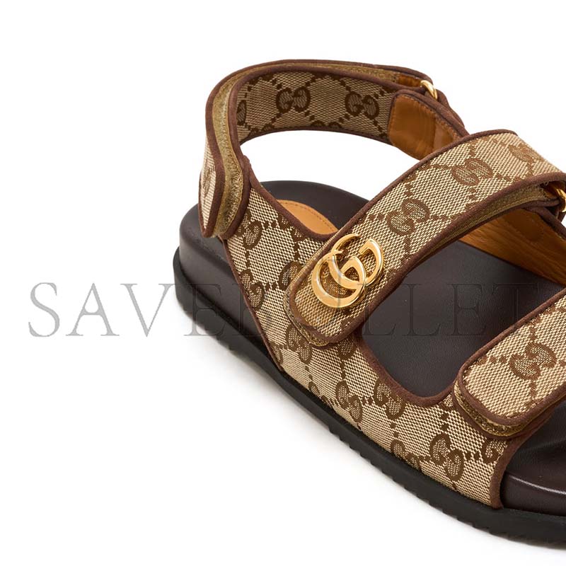 GUCCI MORITZ GG SUPREME SANDALS 